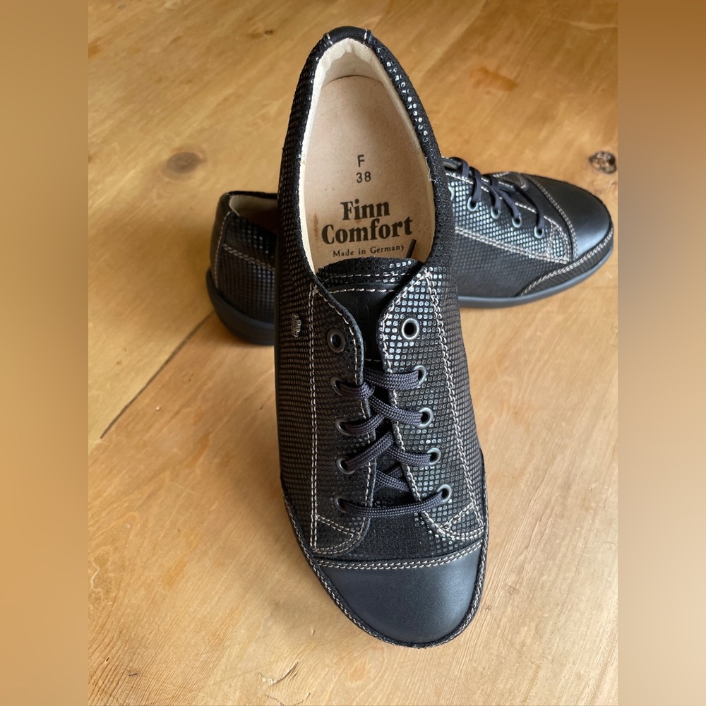 Finn Comfort Women's Soho - Schwarz Points/Nappa NWT